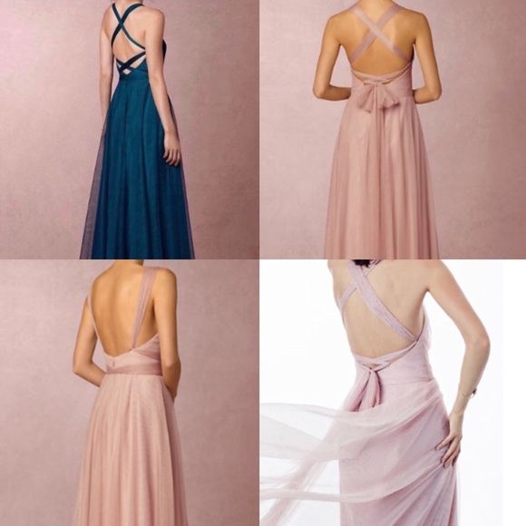 Anthropologie Dresses Anthropologie Sapphire Blue Convertible Prom